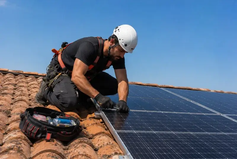 Maintenance et monitoring de panneaux solaires à Cavaillon